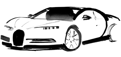 Bugatti illustration